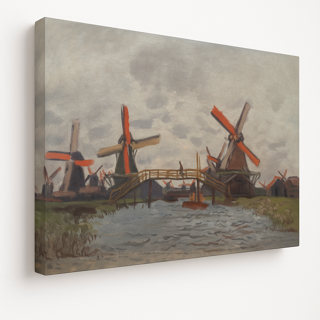 Windmills near Zaandam.
