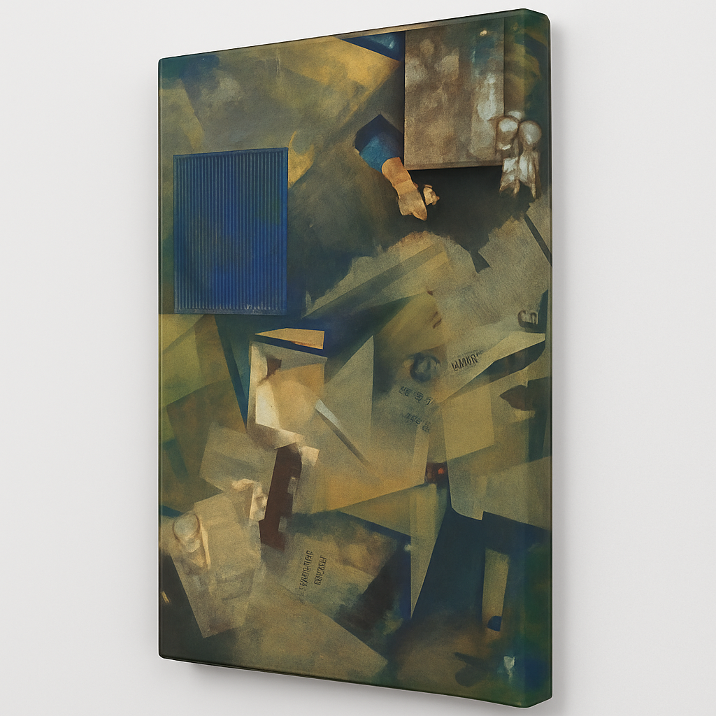 Merz Picture 21b, The Hair-Navel Picture