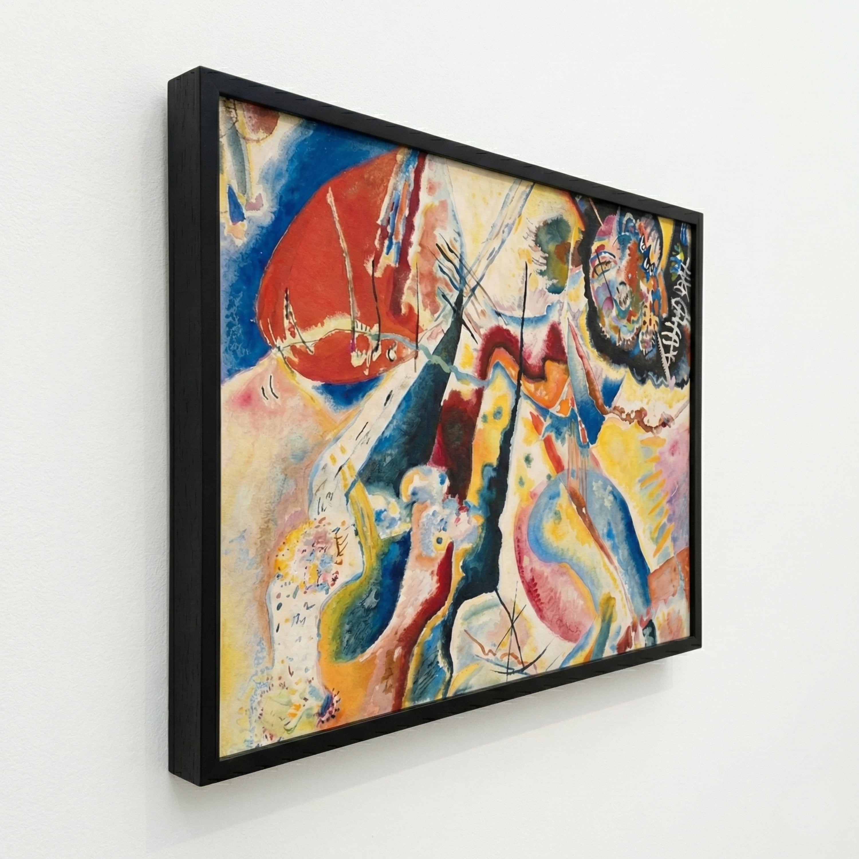 Bild mit rotem Fleck (Painting with Red Spot)