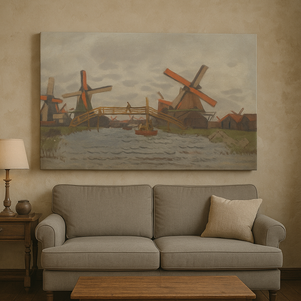 Windmills near Zaandam.