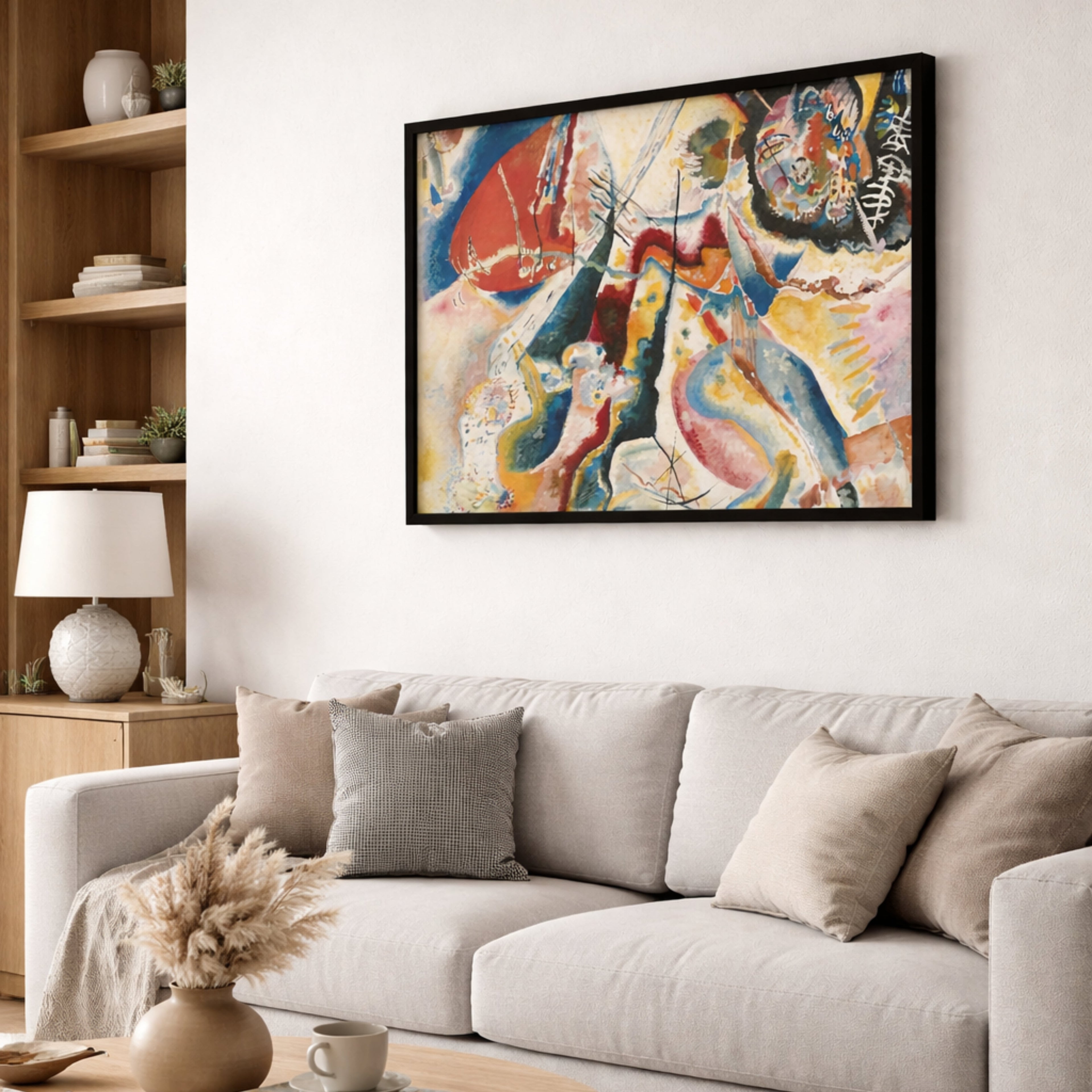 Bild mit rotem Fleck (Painting with Red Spot)