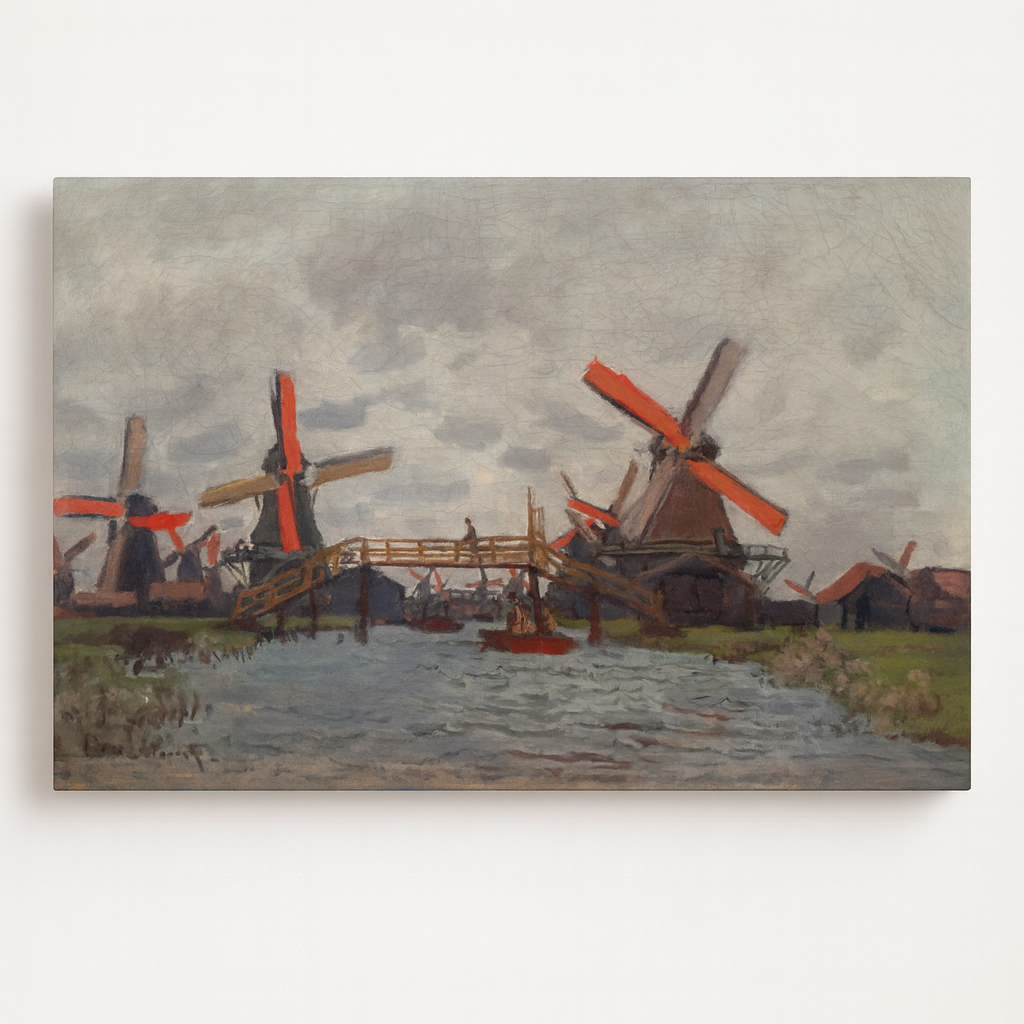 Windmills near Zaandam.