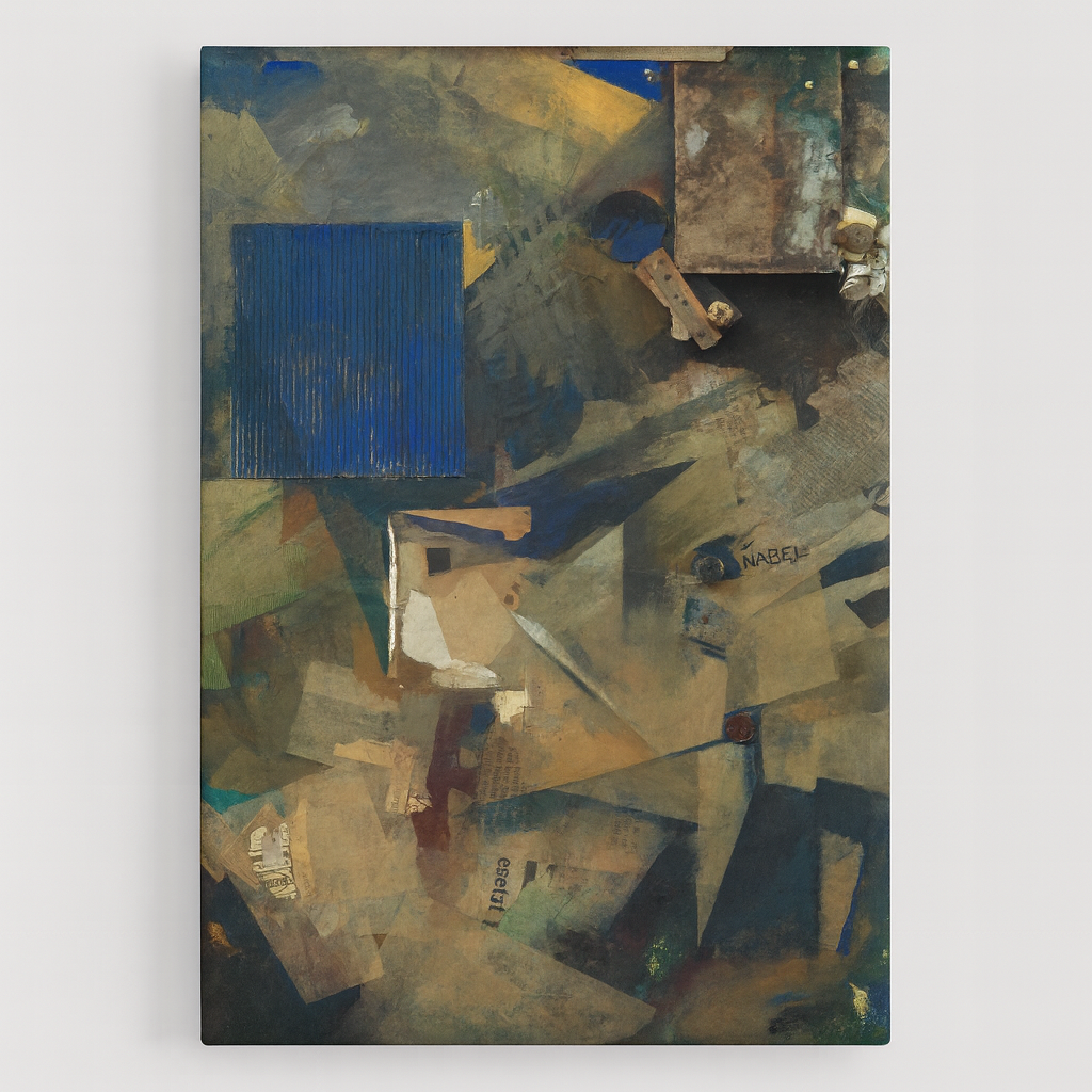 Merz Picture 21b, The Hair-Navel Picture