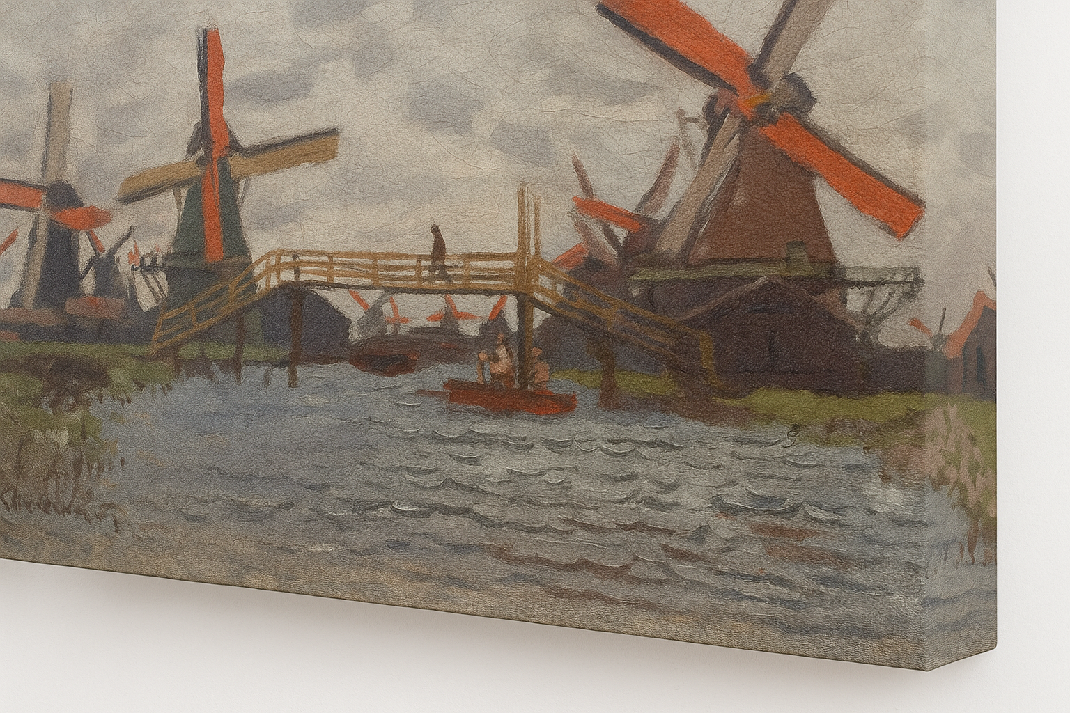 Windmills near Zaandam.