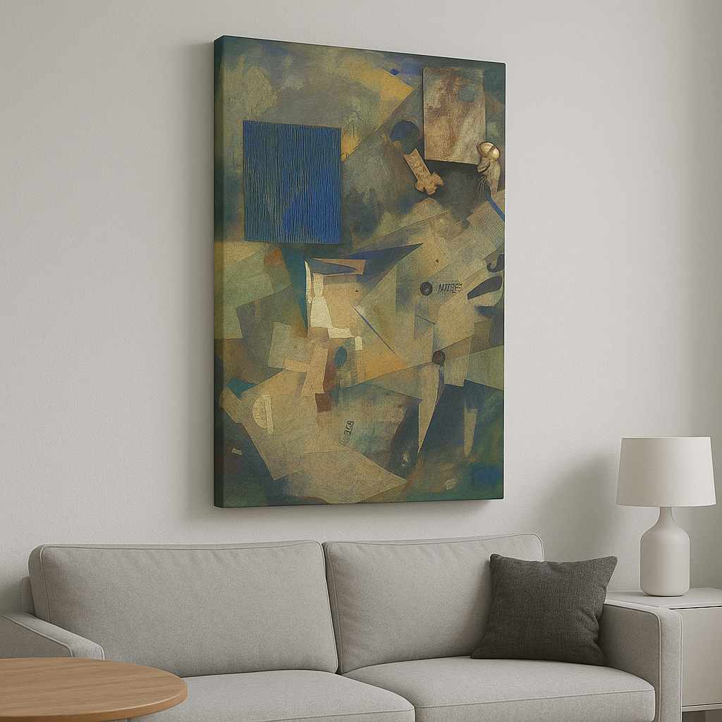 Merz Picture 21b, The Hair-Navel Picture