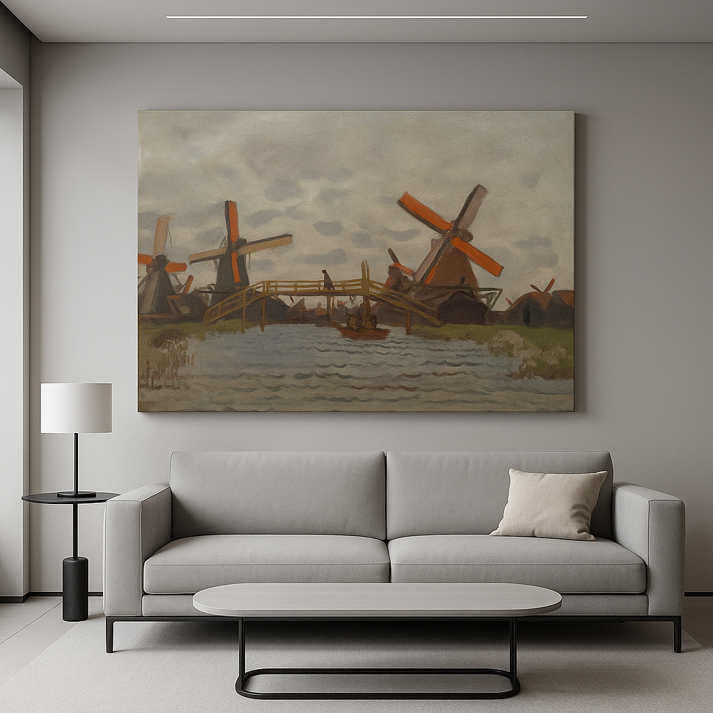 Windmills near Zaandam.