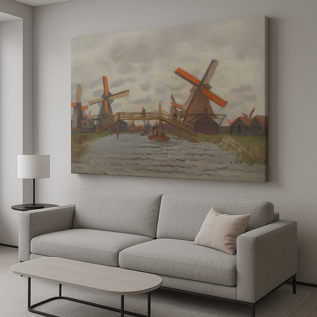 Windmills near Zaandam.