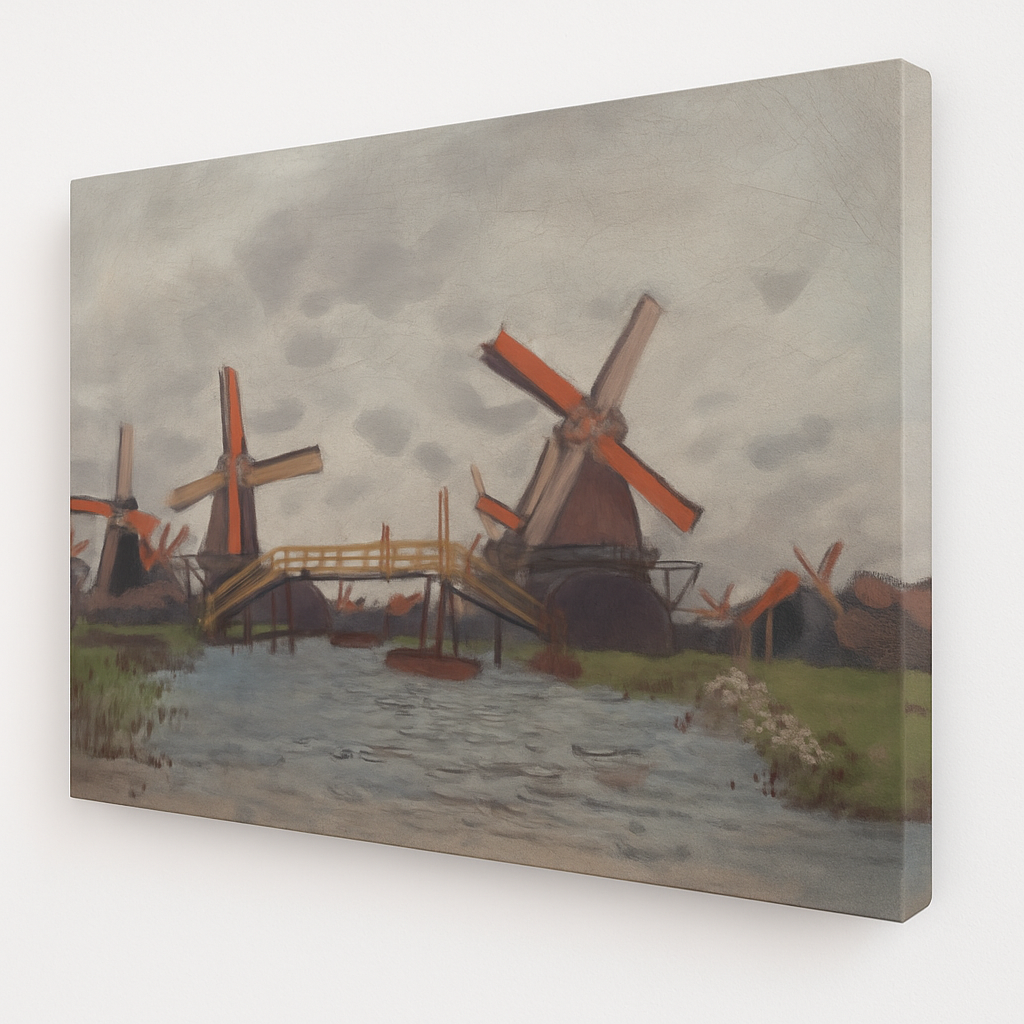 Windmills near Zaandam.