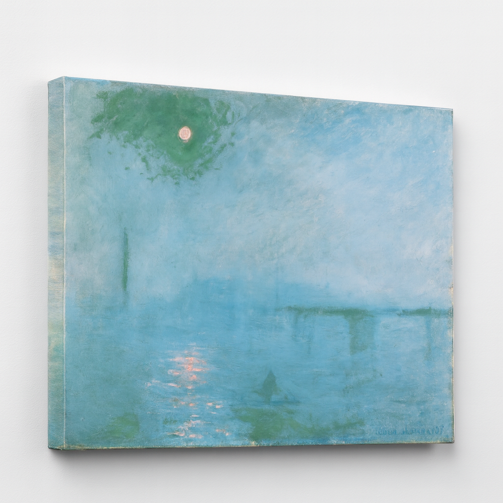 Charing Cross Bridge- Fog on the Thames