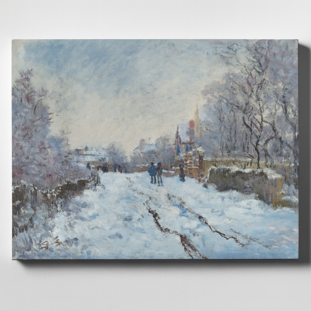 Snow Scene at Argenteuil.