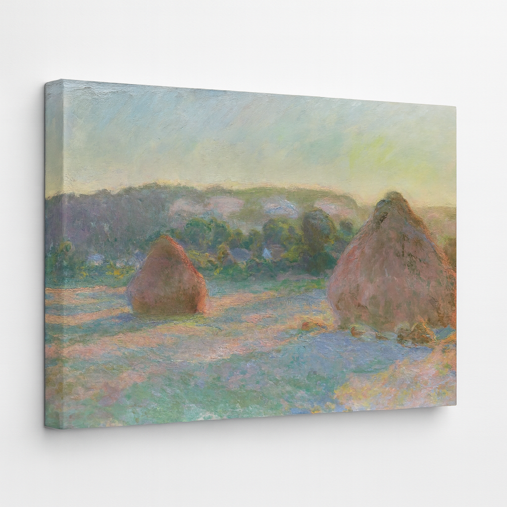 Stacks of Wheat (End of Summer).