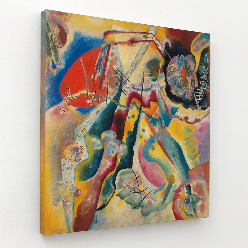 Bild mit rotem Fleck (Painting with Red Spot)