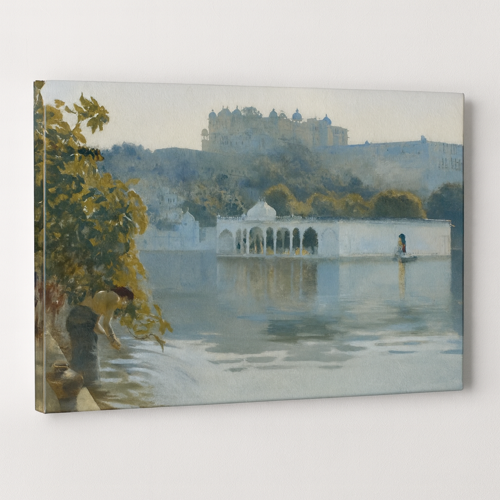 Lake At Oodeypore, India 2