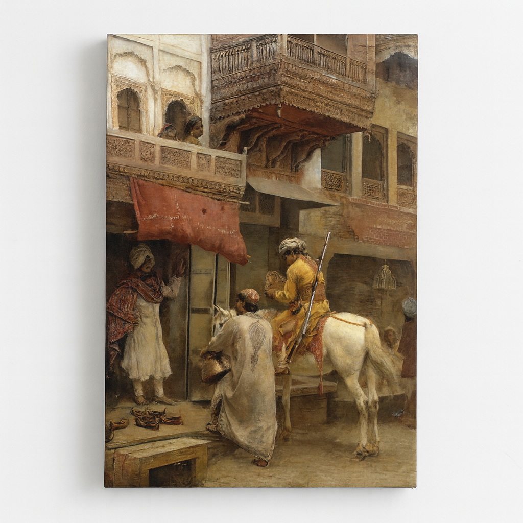 Street Scene in India (ca. 1885)